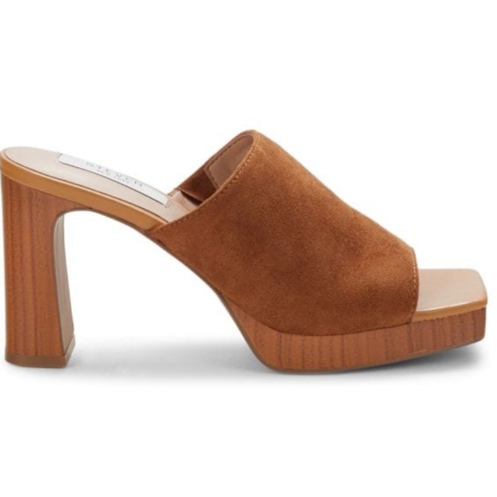 Steve Madden Pamelo Platform Heeled Mule, Size 8